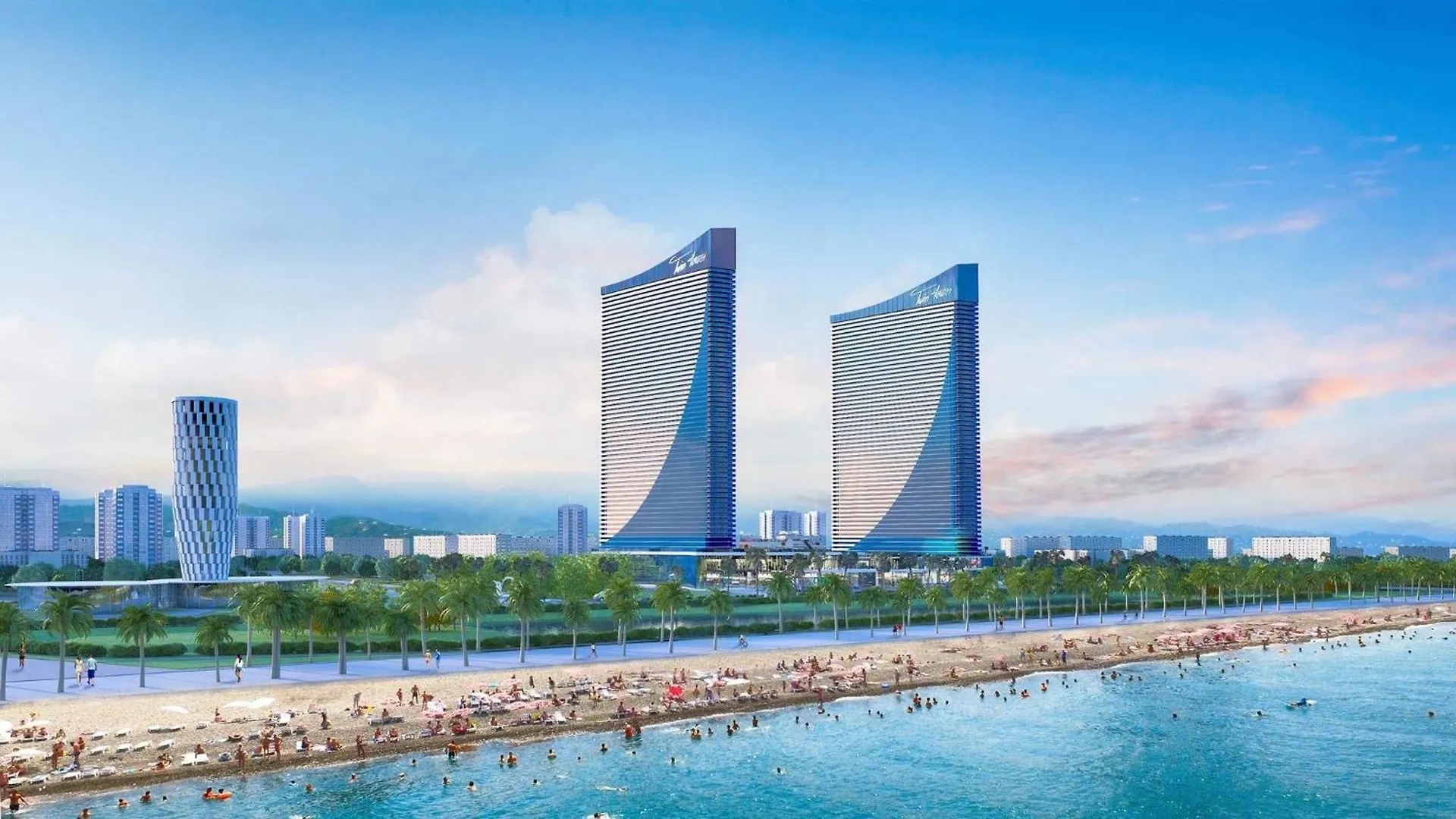 P A N O R A M A Orbi City With Sea View Lägenhet Batumi